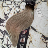 Rooted Natural Beige 20" Laced Clip In Extensions