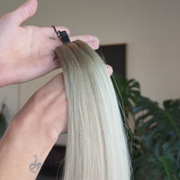 Dirty Blonde Deluxe Density Hybrid Weft Extensions