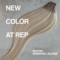 Rooted Bombshell Deluxe Density Hybrid Weft Extensions