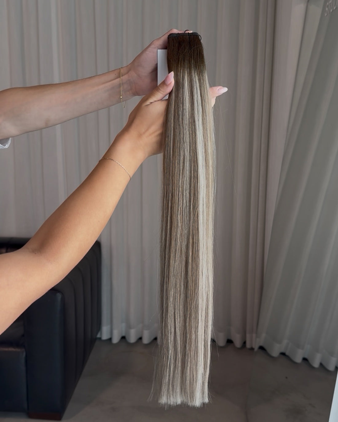 Material Girl Deluxe Density Hybrid Weft Extensions