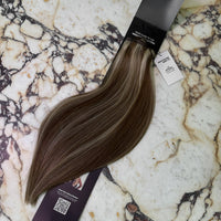 Neutral Beige Bronde 20" Laced Clip In Extensions