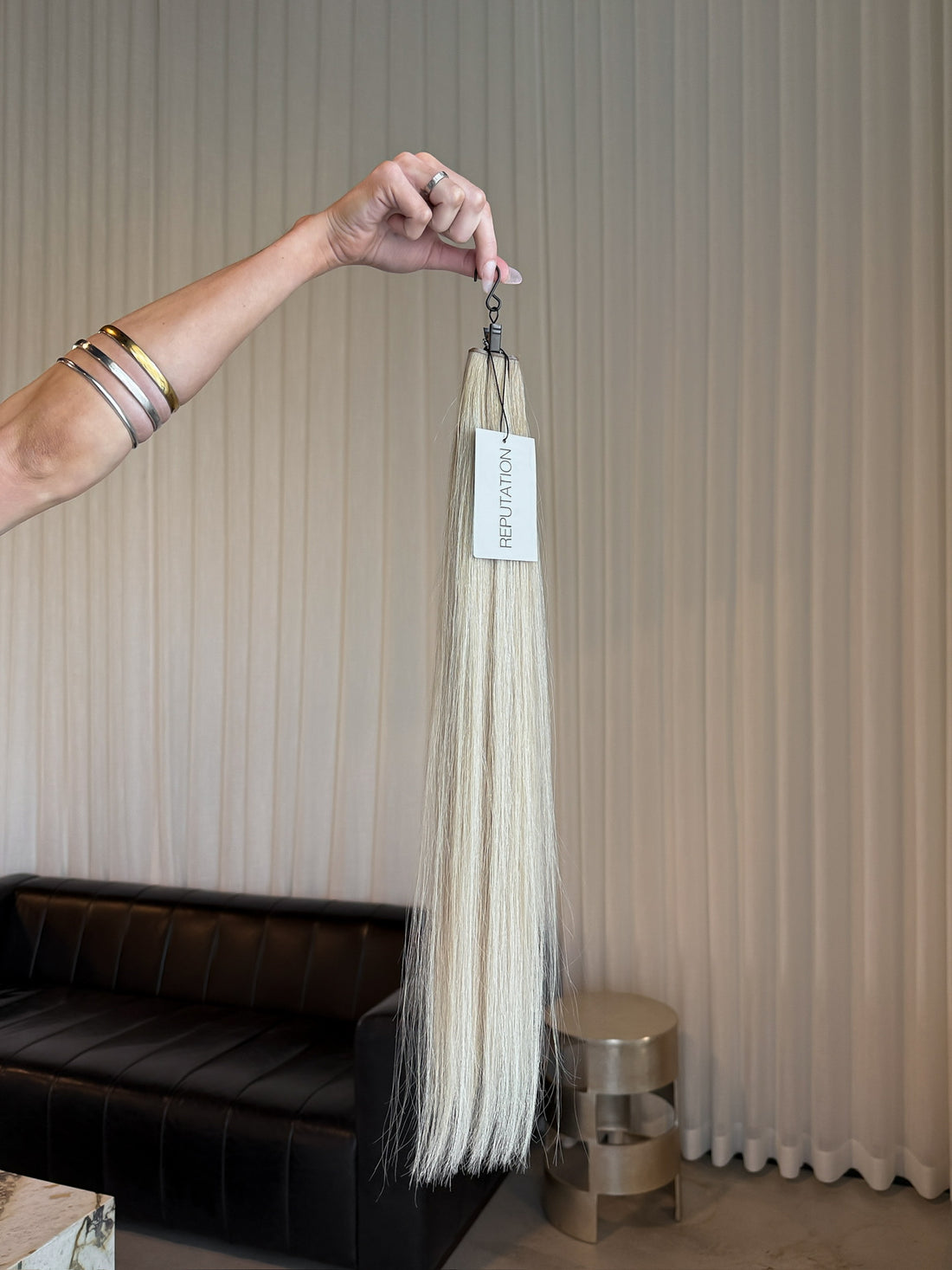 It Girl Blonde Deluxe Density Hybrid Weft Extensions