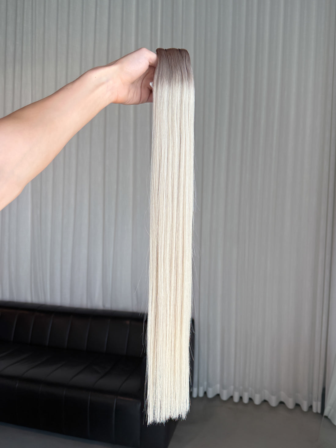 Rooted Bombshell Deluxe Density Hybrid Weft Extensions