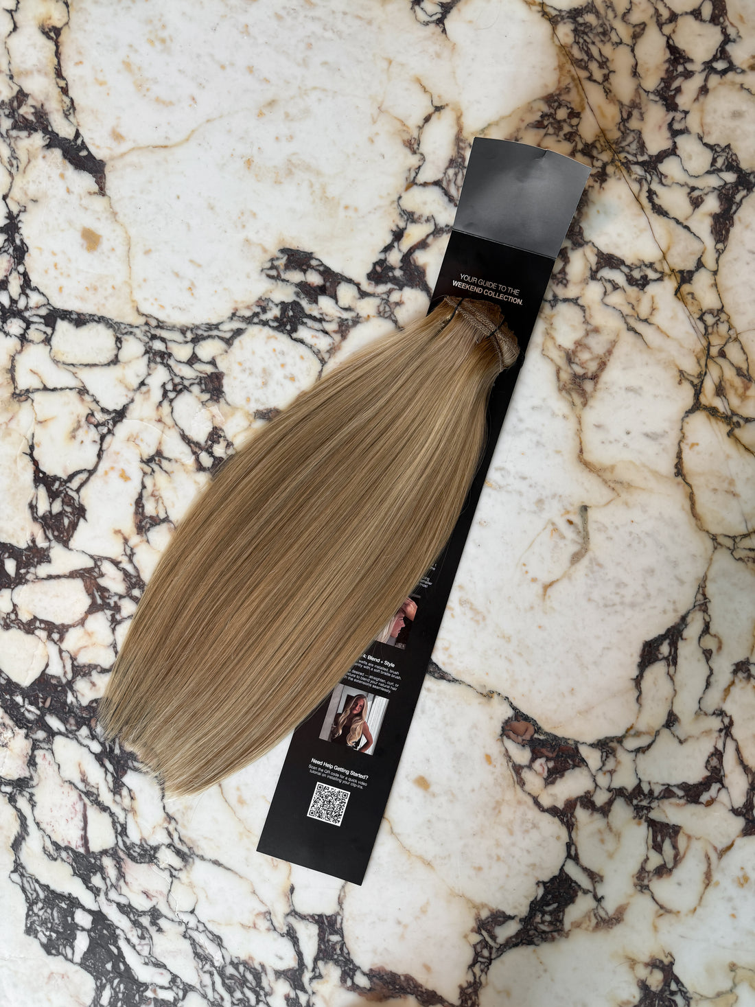 Warm Sandy Blonde 20" Laced Clip In Extensions