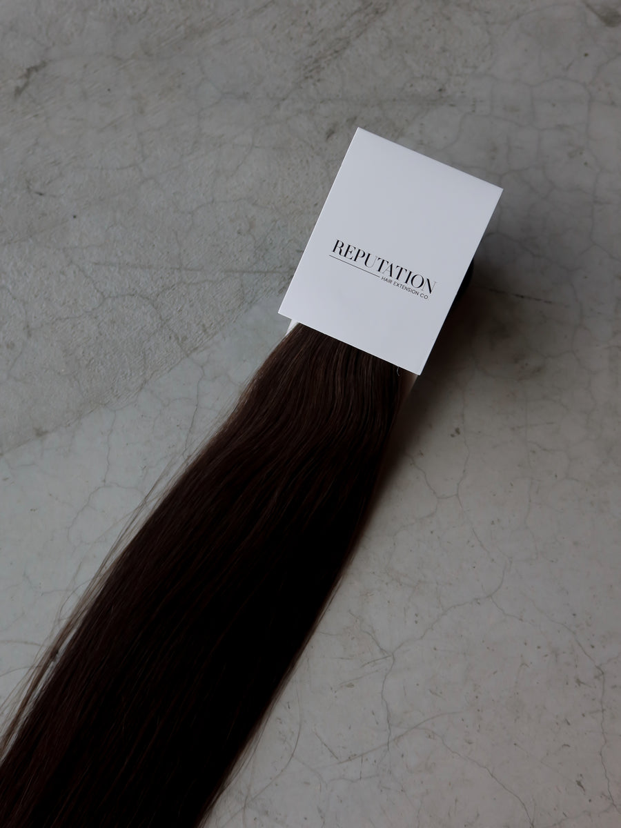 Bad B Brunette Deluxe Density Hybrid Weft Extensions