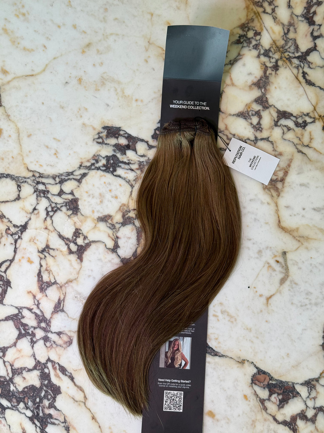 Cool Beige Bronde 20" Laced Clip In Extensions