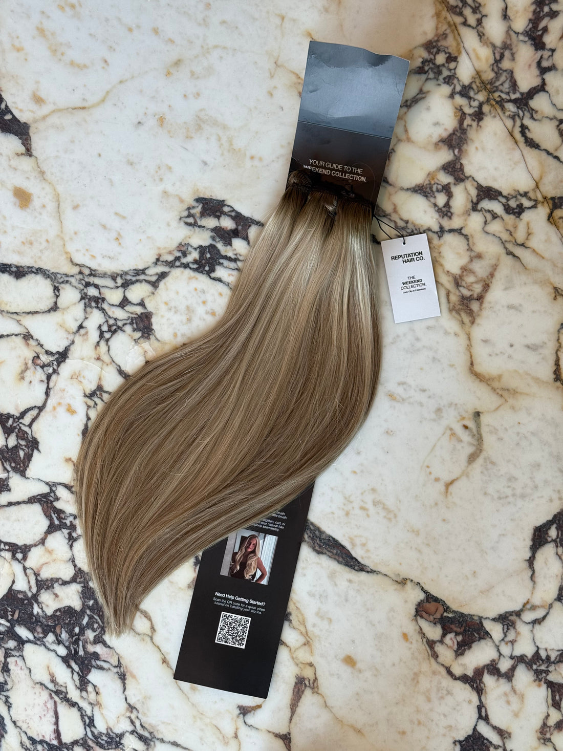 Dimensional Neutral Blonde 20" Laced Clip In Extensions