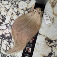 Icy Blonde 22" Laced Clip In Extensions