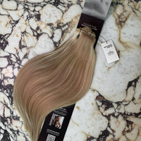 Dimensional Beige Blonde 22" Laced Clip In Extensions