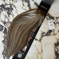 Rooted Warm Beige 20" Laced Clip In Extensions