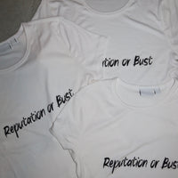 Reputation or Bust Tee - Ribbed Crop