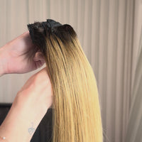 Golden Copper 20" Laced Clip In Extensions