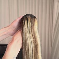 Dimensional Bronde 20" Laced Clip In Extensions