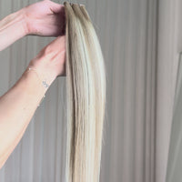 Bombshell Beige Deluxe Density Hybrid Weft Extensions